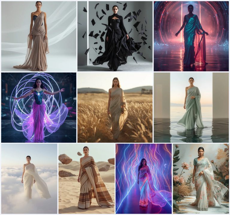 Best 10 Opulent Saree AI Prompts for Lavish Indian Wedding Ceremonies | prompt for Gemini AI girl natural images — AI image prompt