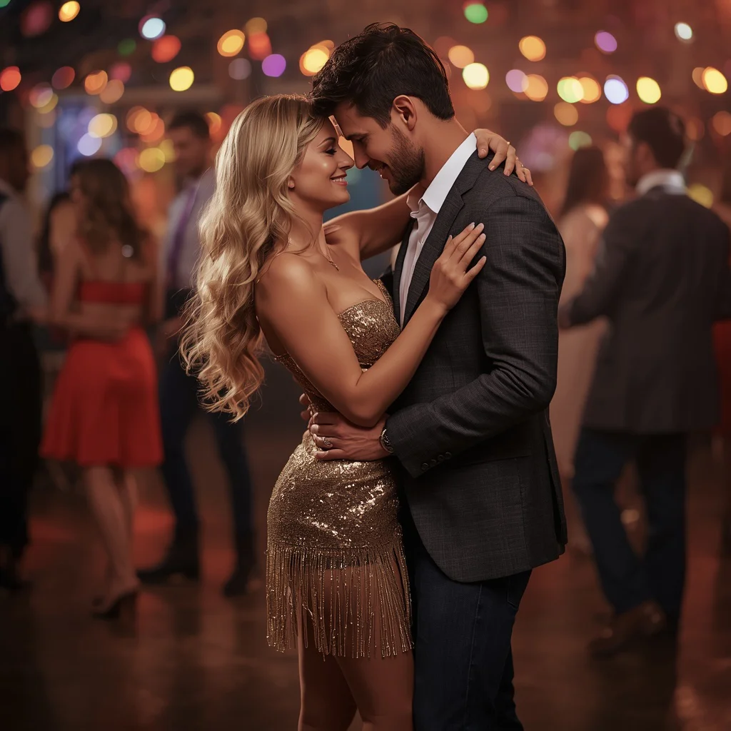 Romantic Couple in Chic Western Party Attire | Viral AI Prompt — AI image prompt