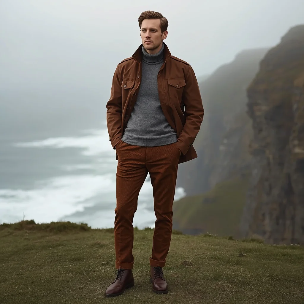 Sophisticated Adventurer: A Man in a Waxed Jacket | New Men Prompt — AI image prompt