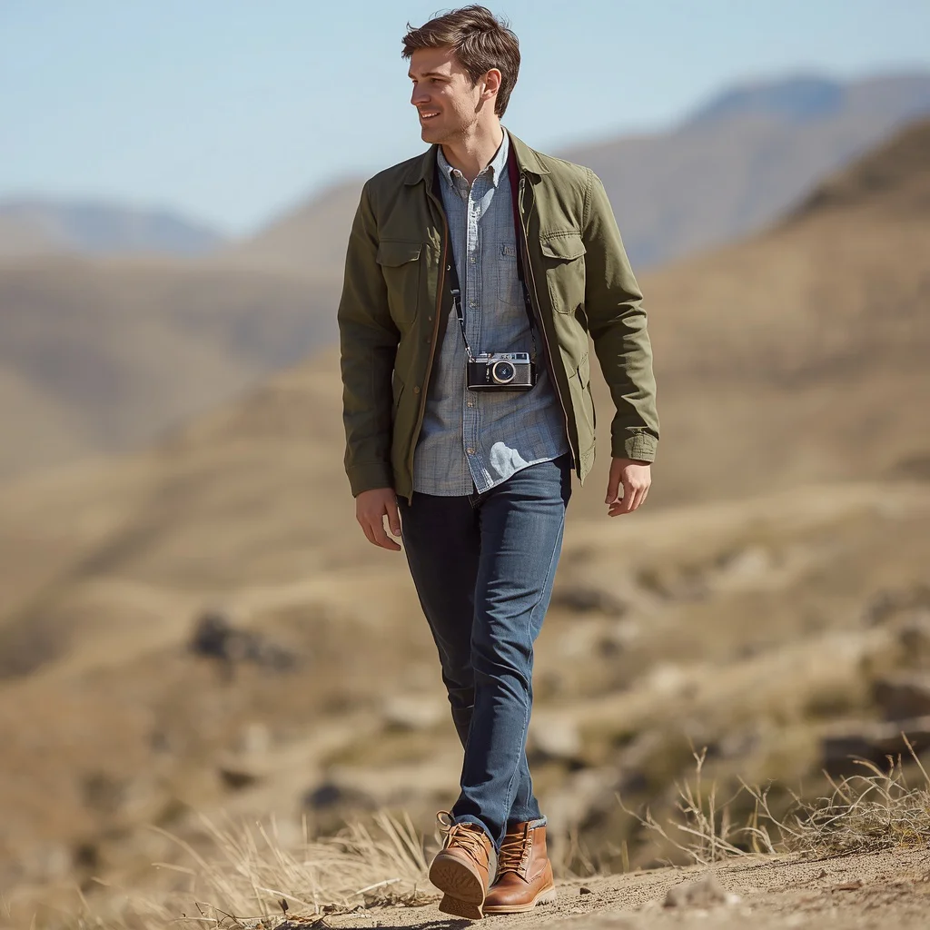 The Discerning Explorer in a Field Jacket | Stylish AI Prompt — AI image prompt